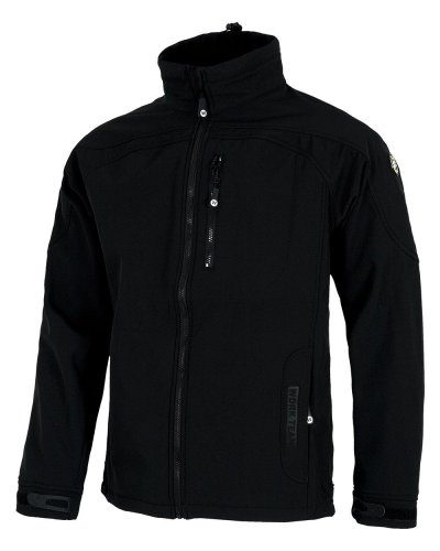 Giacca Workshell bicolore con rete interna BLACK
