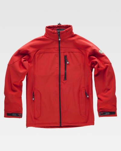 Giacca Workshell bicolore con rete interna