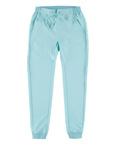 Pantalone Donna elasticizzato con elastico alla caviglia TURQUOISE