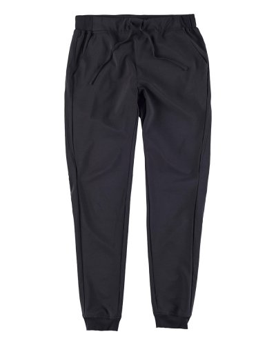 Pantalone Donna elasticizzato con elastico alla caviglia BLACK