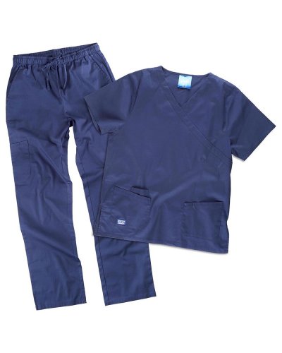 Kit pantalone e casacca unisex elasticizzato NAVY