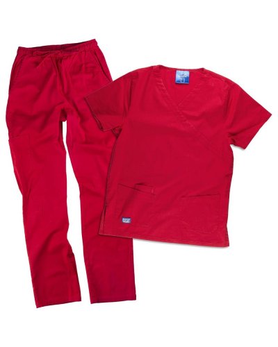 Kit pantalone e casacca unisex elasticizzato RED
