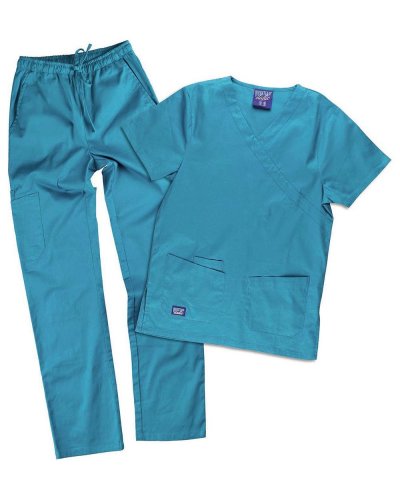 Kit pantalone e casacca unisex elasticizzato TURQUOISE