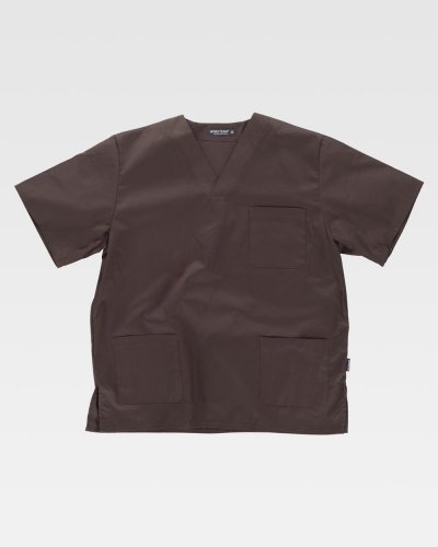 Casacca unisex con collo a V