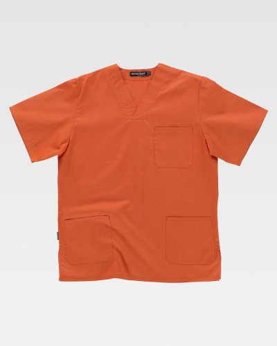 Casacca unisex con collo a V