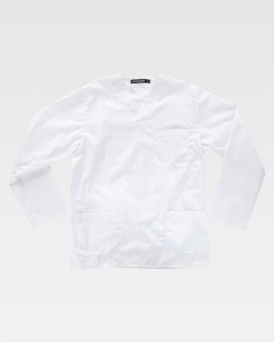 Casacca unisex con collo a punta