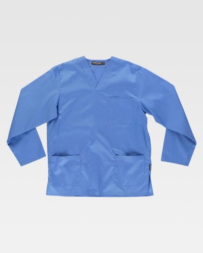 Casacca unisex con collo a punta