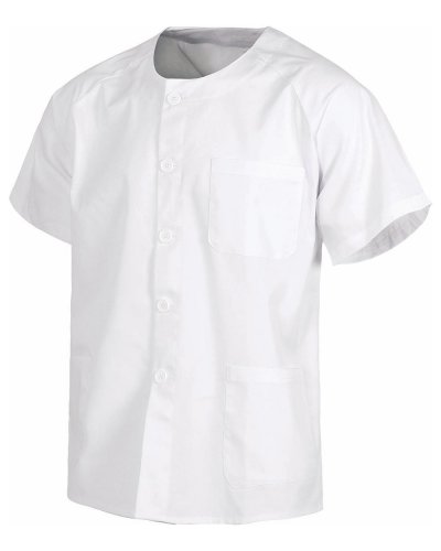 Casacca unisex con girocollo WHITE