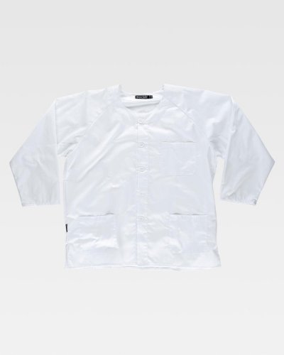 Casacca unisex con girocollo maniche lunghe