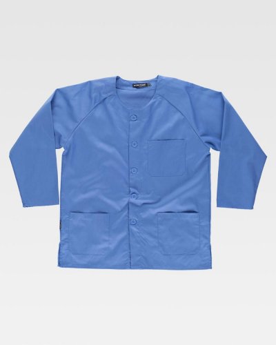 Casacca unisex con girocollo maniche lunghe