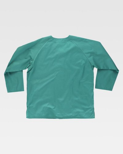 Casacca unisex con girocollo maniche lunghe