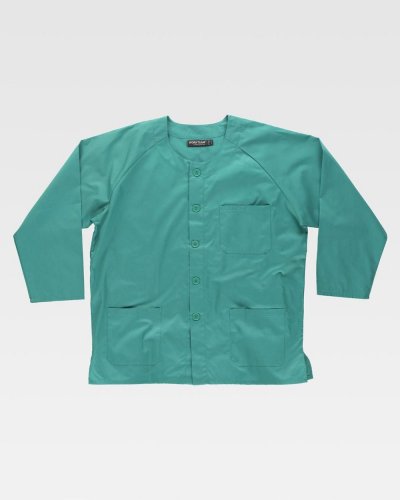 Casacca unisex con girocollo maniche lunghe