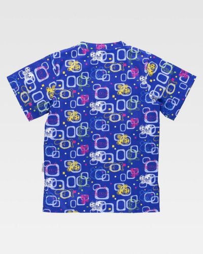 Casacca unisex fantasia antimacchia farfalle