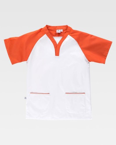 Casacca unisex manica corta tipo raglan