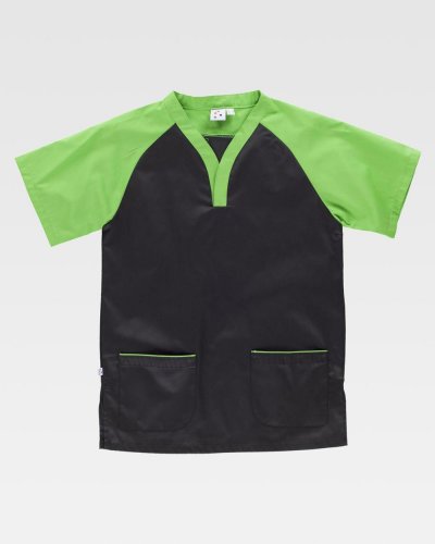 Casacca unisex manica corta tipo raglan
