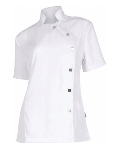 Casacca chiusura con bottoni automatici e due taschini WHITE