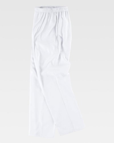 Pantalone con fondo dritto con elastico in vita