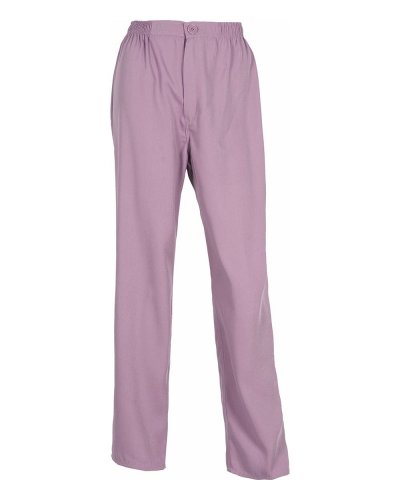 Pantalone con fondo dritto con elastico in vita LIGHT PURPLE