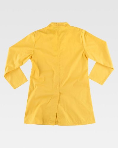 Camice unisex chiusura con automatici nascosti
