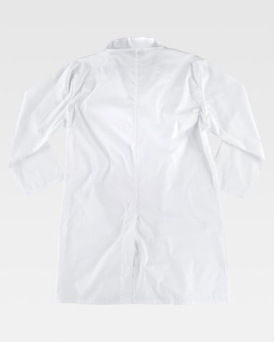 Camice unisex chiusura con automatici nascosti