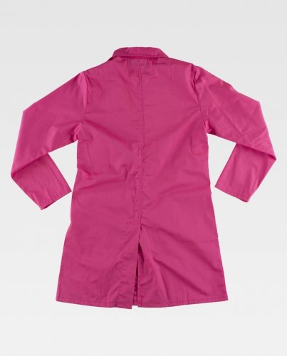 Camice unisex chiusura con automatici nascosti