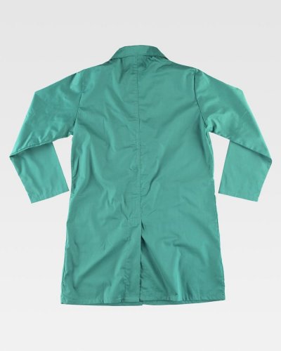 Camice unisex chiusura con automatici nascosti
