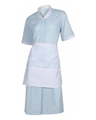 Camice donna chiusura con bottoni SKY BLUE