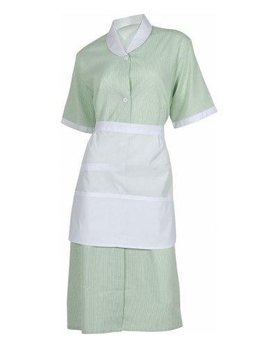 Camice donna chiusura con bottoni Light Green