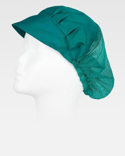 Cuffia raccoglie capelli con visiera GREEN