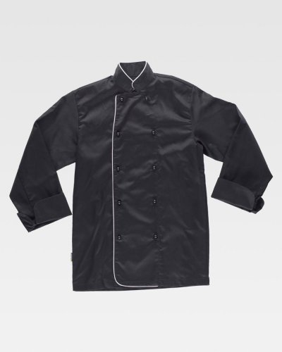 Casacca da cuoco unisex a manica lunga