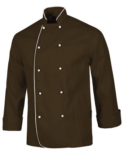 Casacca unisex con collo alla coreana BROWN