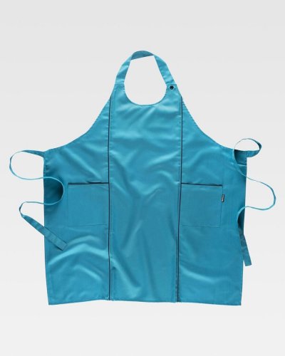 Grembiule con pettorina e collo