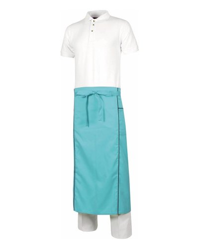 Grembiule francese estralungo combinato TURQUOISE