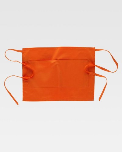 Grembiule francese corto con tasca centrale ORANGE