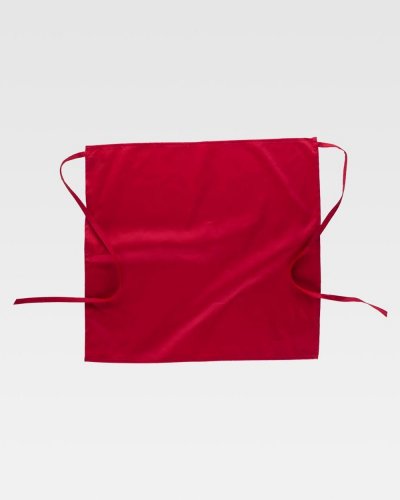 Grembiule francese lungo 65x70 senza tasche RED