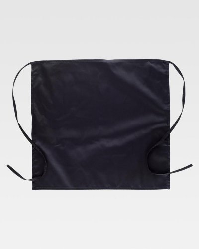 Grembiule francese lungo 65x70 senza tasche BLACK