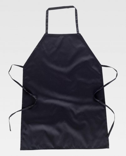 Grembiule classico lungo 90x70 senza tasche BLACK