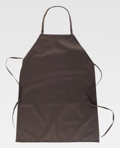 Grembiule classico lungo 90x70 senza tasche BROWN