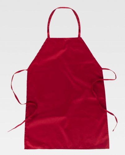 Grembiule classico lungo 90x70 senza tasche RED