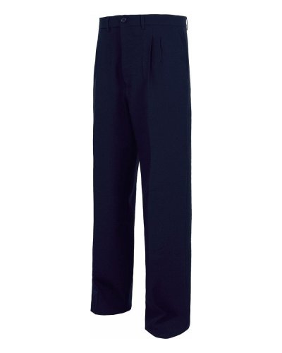 Pantalone diritto per uomo con pinze NAVY