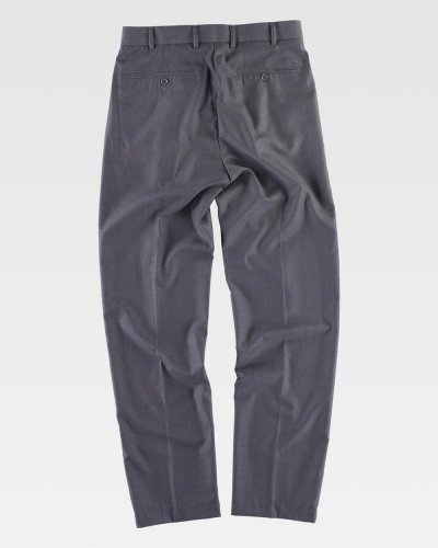 Pantalone diritto di uomo con pinze