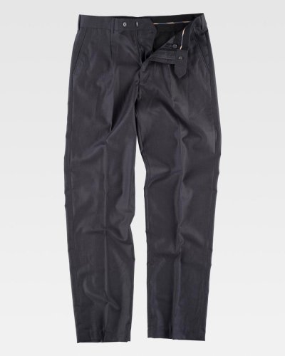 Pantalone diritto di uomo con pinze