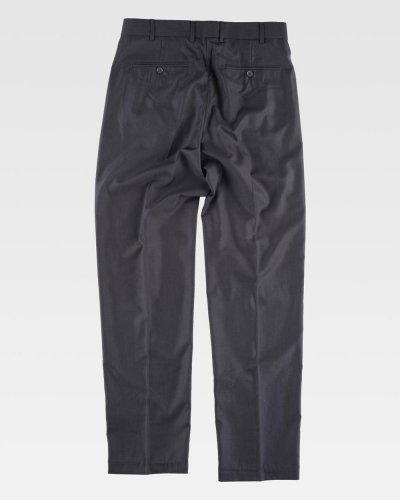 Pantalone diritto di uomo con pinze