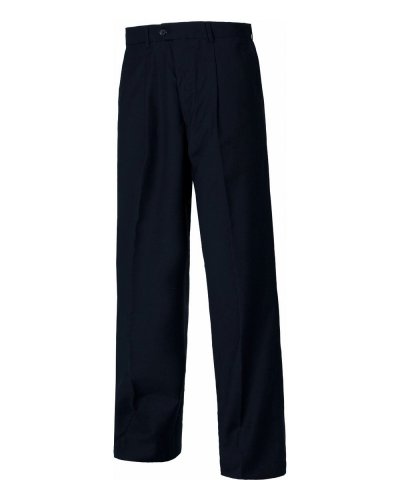 Pantalone diritto di uomo con pinze NAVY