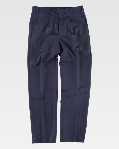 Pantalone diritto di uomo con pinze