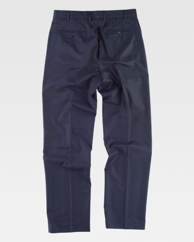 Pantalone diritto di uomo con pinze