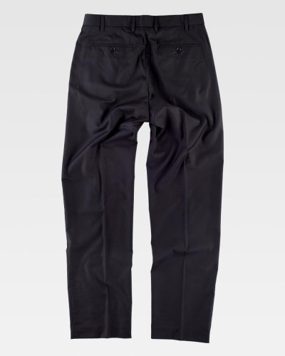 Pantalone diritto di uomo con pinze