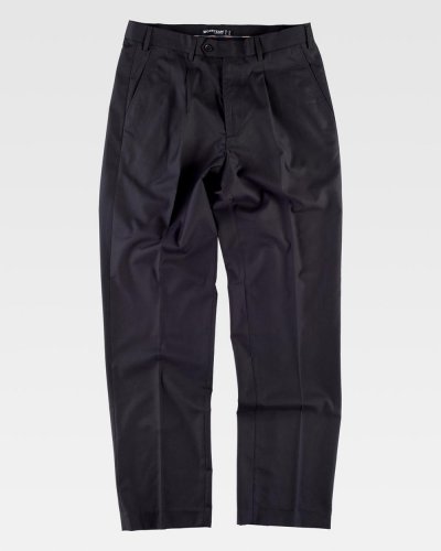 Pantalone diritto di uomo con pinze