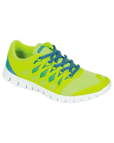 Sneakers  bianche in rete, suola EVA, S3, 200g YELLOW