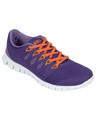 Sneakers  bianche in rete, suola EVA, S3, 200g PURPLE